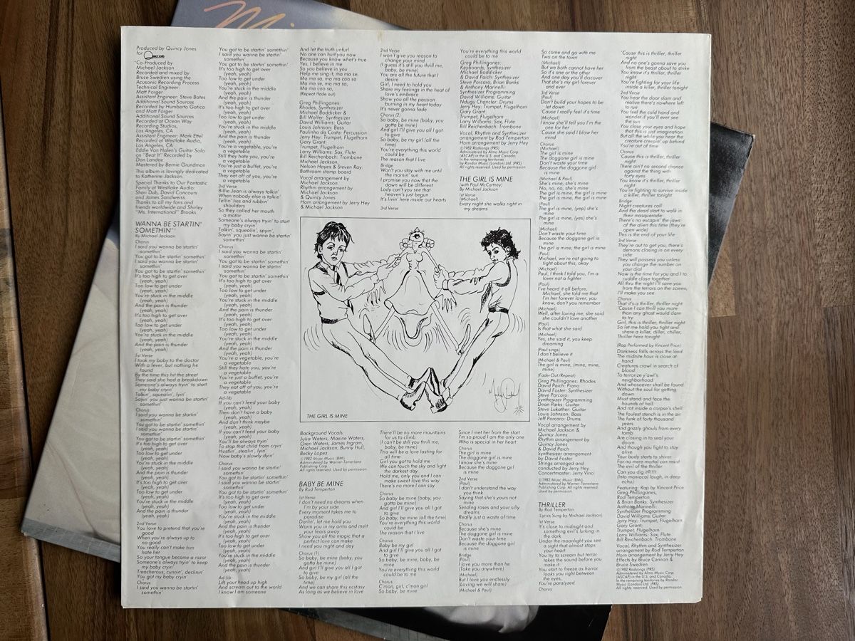Dischi in vinile: Michael Jackson Thriller Vinyl - Rare! – Usato da Chapelle (Glâne) venduto da DrRoach 4
