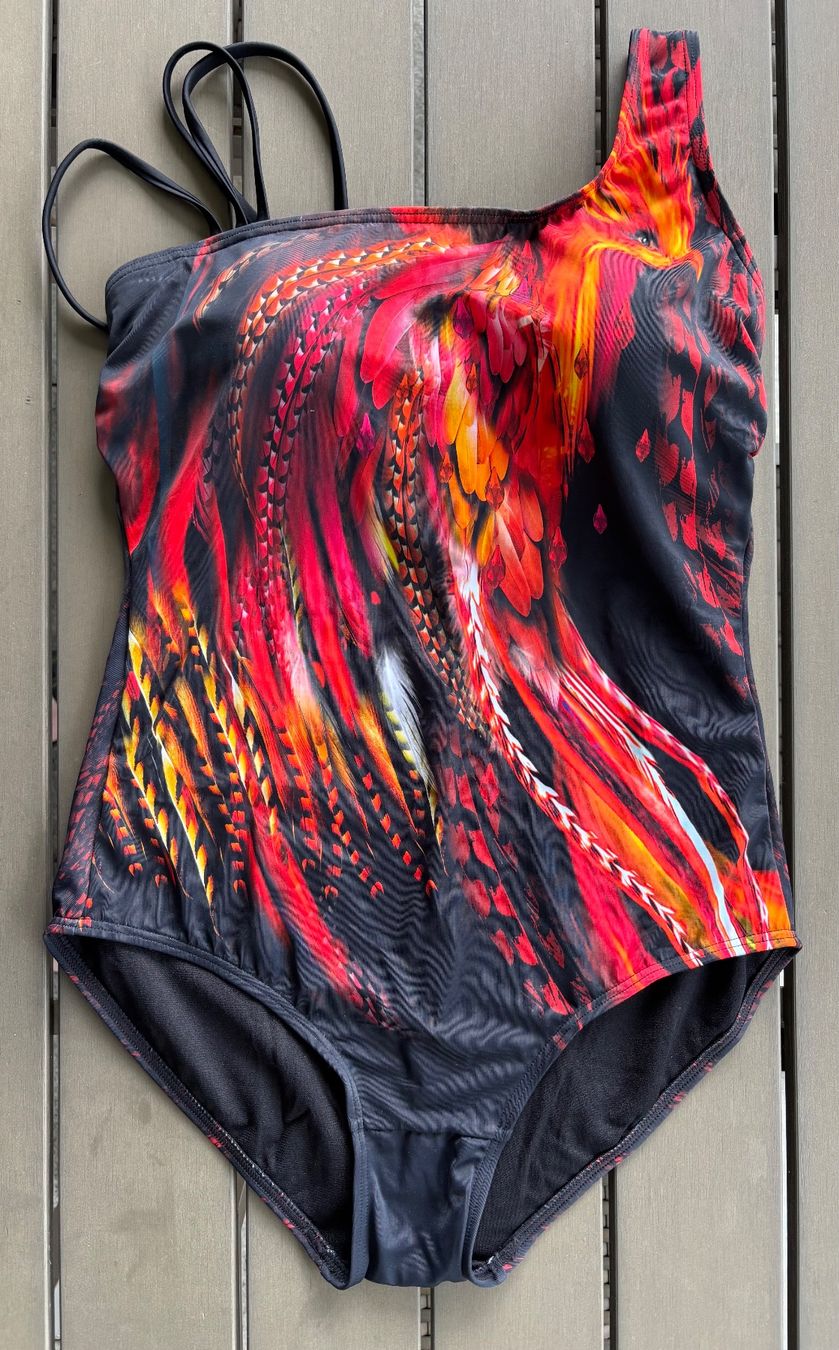 Costumi da bagno & Bikini: Ulla Popken Badekleid, Papageien, Gr. 44; C-Softcups – Nuovo (secondo la descrizione) da Ebnat-Kappel venduto da Molton