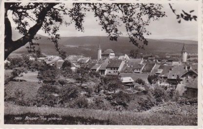 Cartoline postali: BOUDRY (NE) Vue générale. 1950 – Usato da Schlieren venduto da petros38