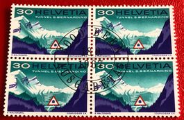 4 er Block Nr.451 mit VollStempel Bern   