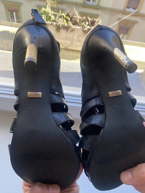 Buffalo Scarpe da donna: Buffalo Leder Schnürsandalen Grösse 41 – Usato da Basel venduto da lafleur2663 2