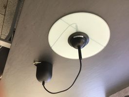 Hängelampe mit Glasplatte