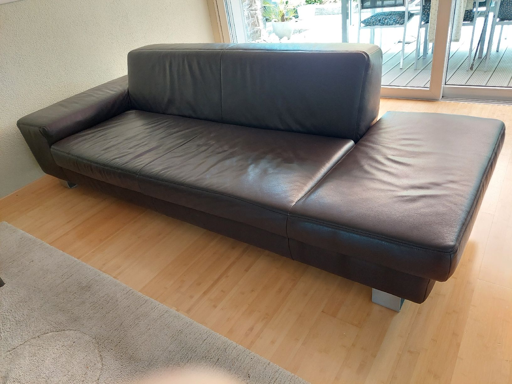 Divani: Sofa, Leder, dunkelbraun  – Usato da Kriens venduto da Moenggi2012