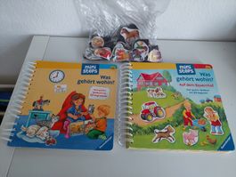 2 MINI STEPS MAGNETBÜCHER *WAS GEHÖRT WOHIN?*