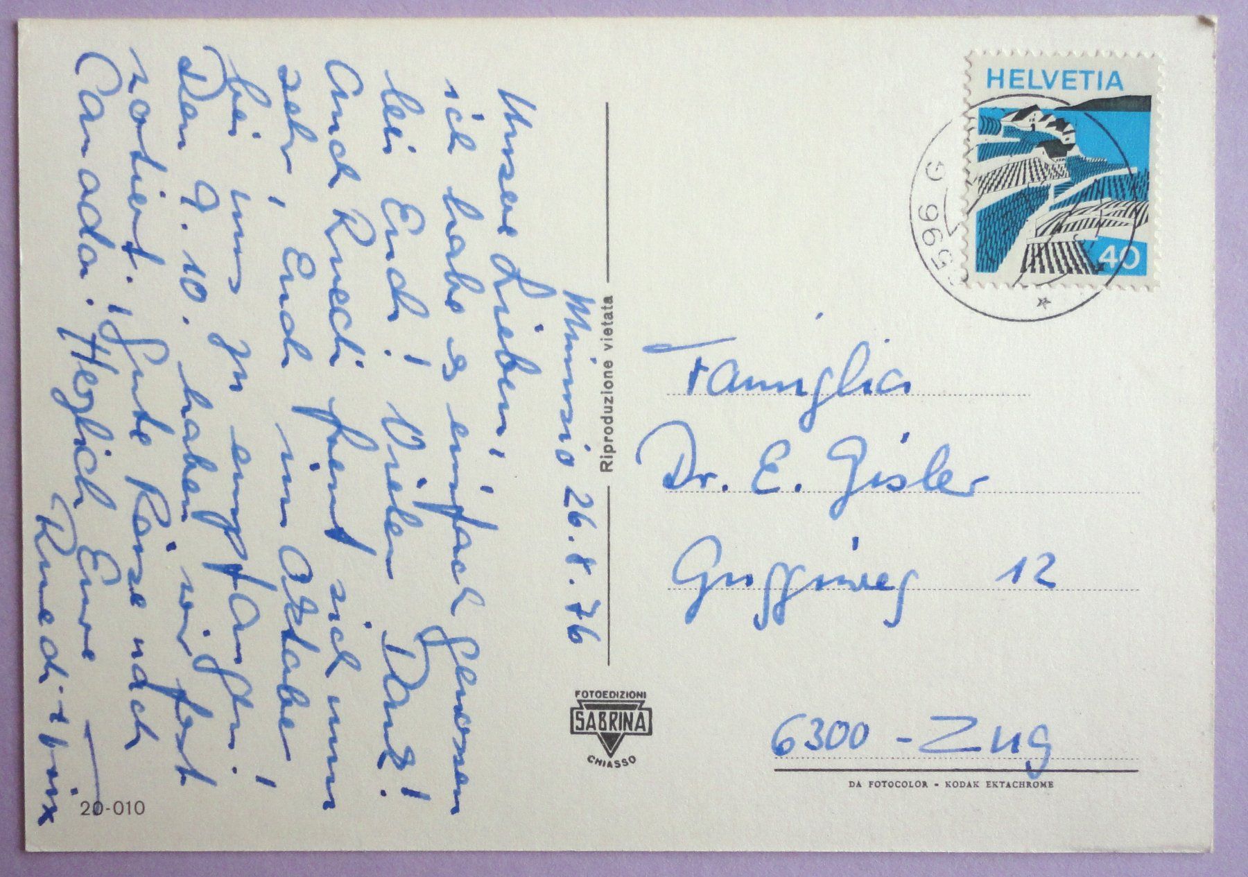 Cartoline postali: Saluti dal Ticino – Usato da Fétigny venduto da Billy2miny 1