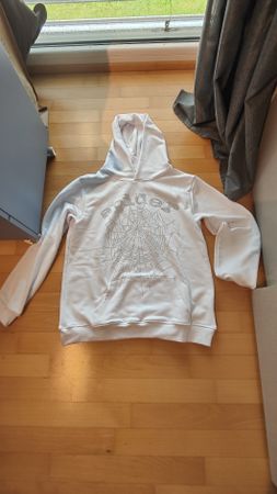 Sweatshirt sp5der weiß Größe M 