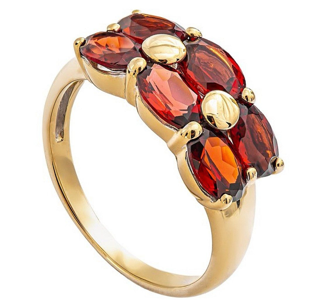 Ringe: 1.50ct Granat Ring 18k Gelbgold – Neu und originalverpackt aus Regensdorf von