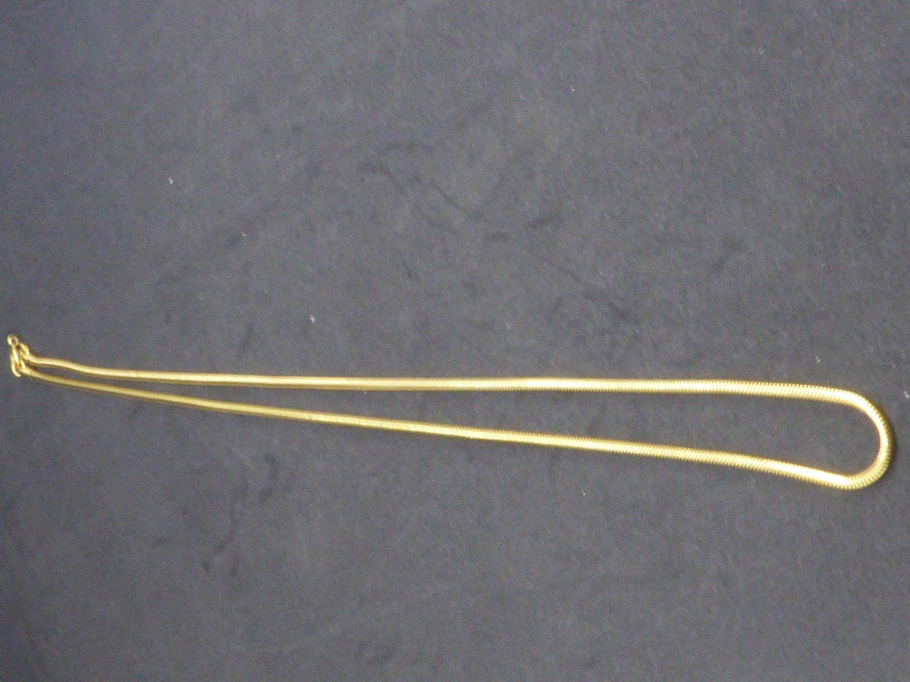 Ketten: Sautoir en plaqué or maille style serpent – Gebraucht aus Porrentruy von Tic-Time 2