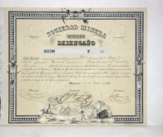 Sociedad Minera Desencano, Barcelona - 1850