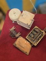 Historische elektrische Klingel mit Zubehör gebraucht