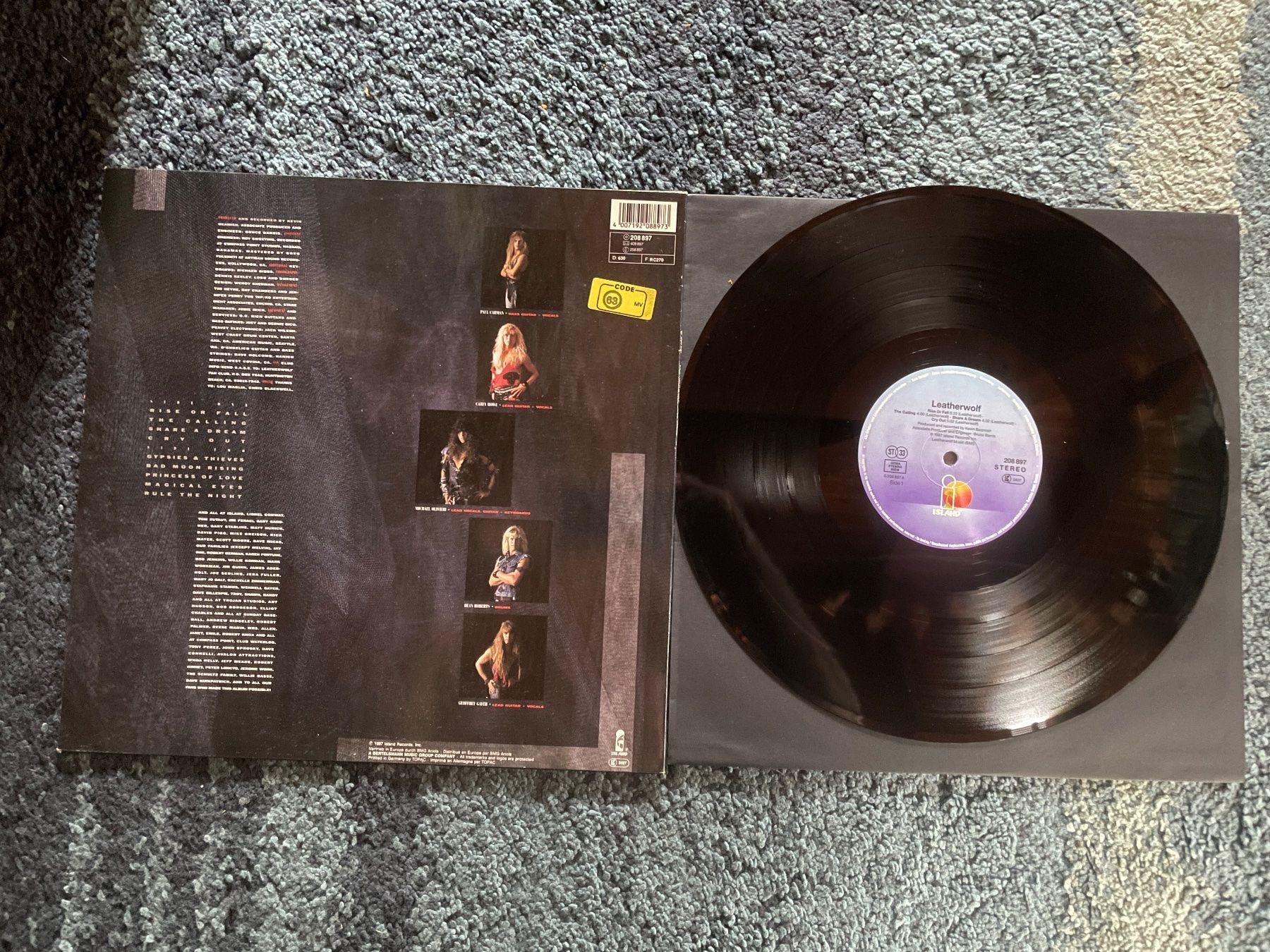 Schallplatten: Leatherwolf ‎– Leatherwolf  LP 1988 – Gebraucht aus Neuenhof von django3001 1