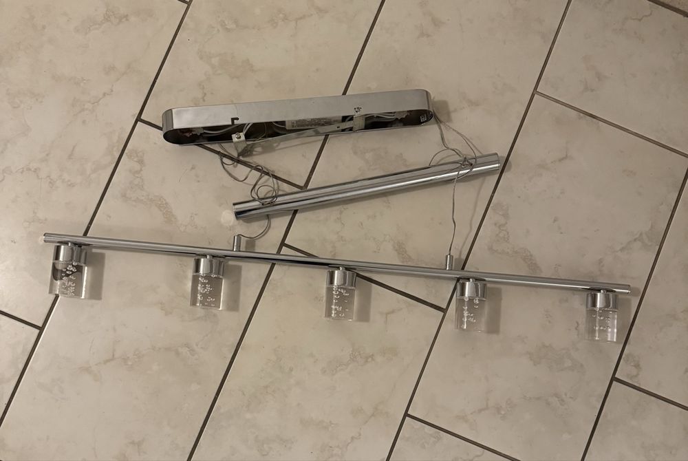 Lustres & lampes de plafonds: Moderne LED Deckenleuchte Chrom mit Kristallglas – D'occasion à Männedorf par S.Onat 1