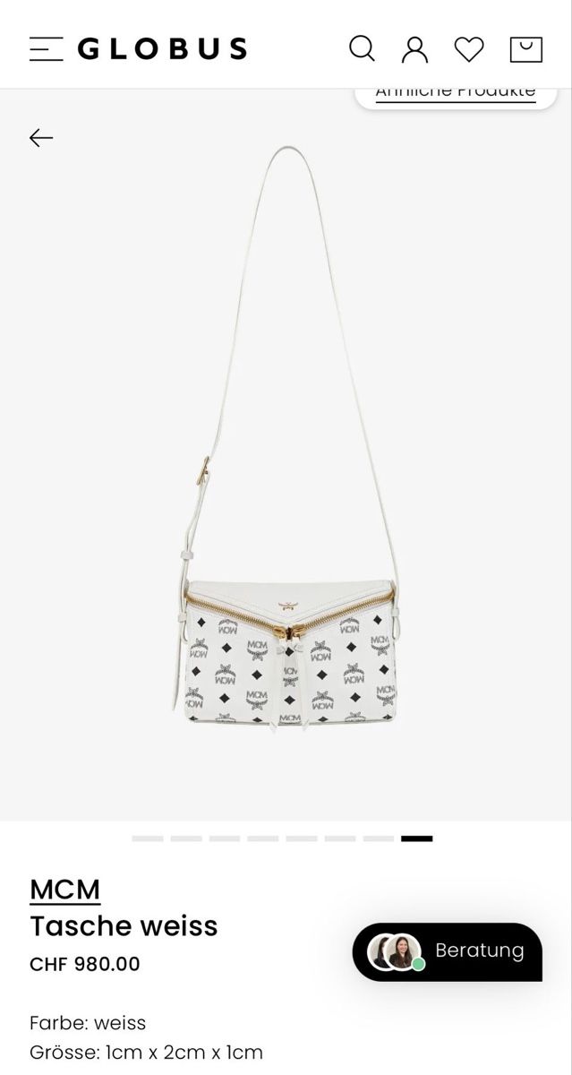 Mcm Borse da donna: MCM Tasche Weiss neu – Nuovo e nell'imballaggio originale da Zug venduto da Ratna 2