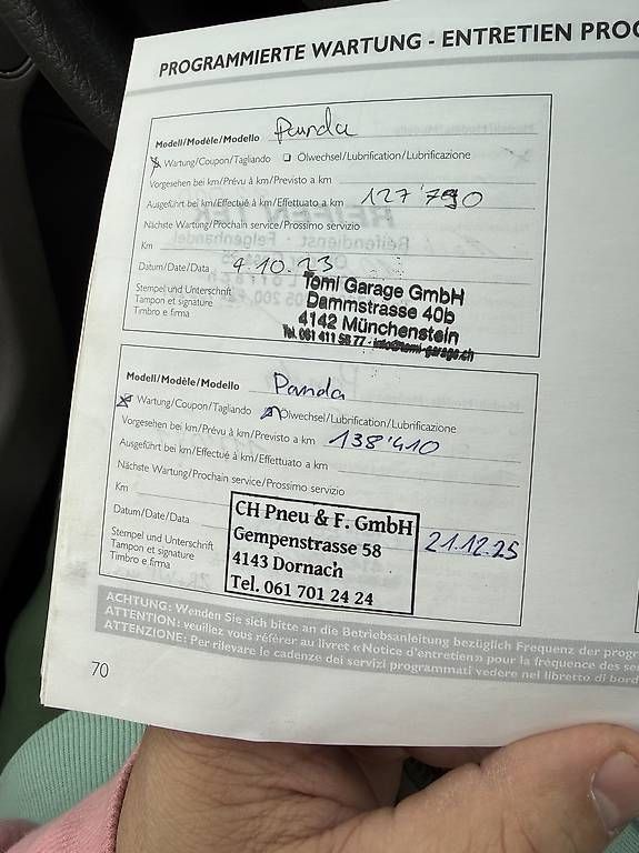 Automobili: Fiat Panda 1.1 – Usato da Pratteln venduto da len_lkt7 2