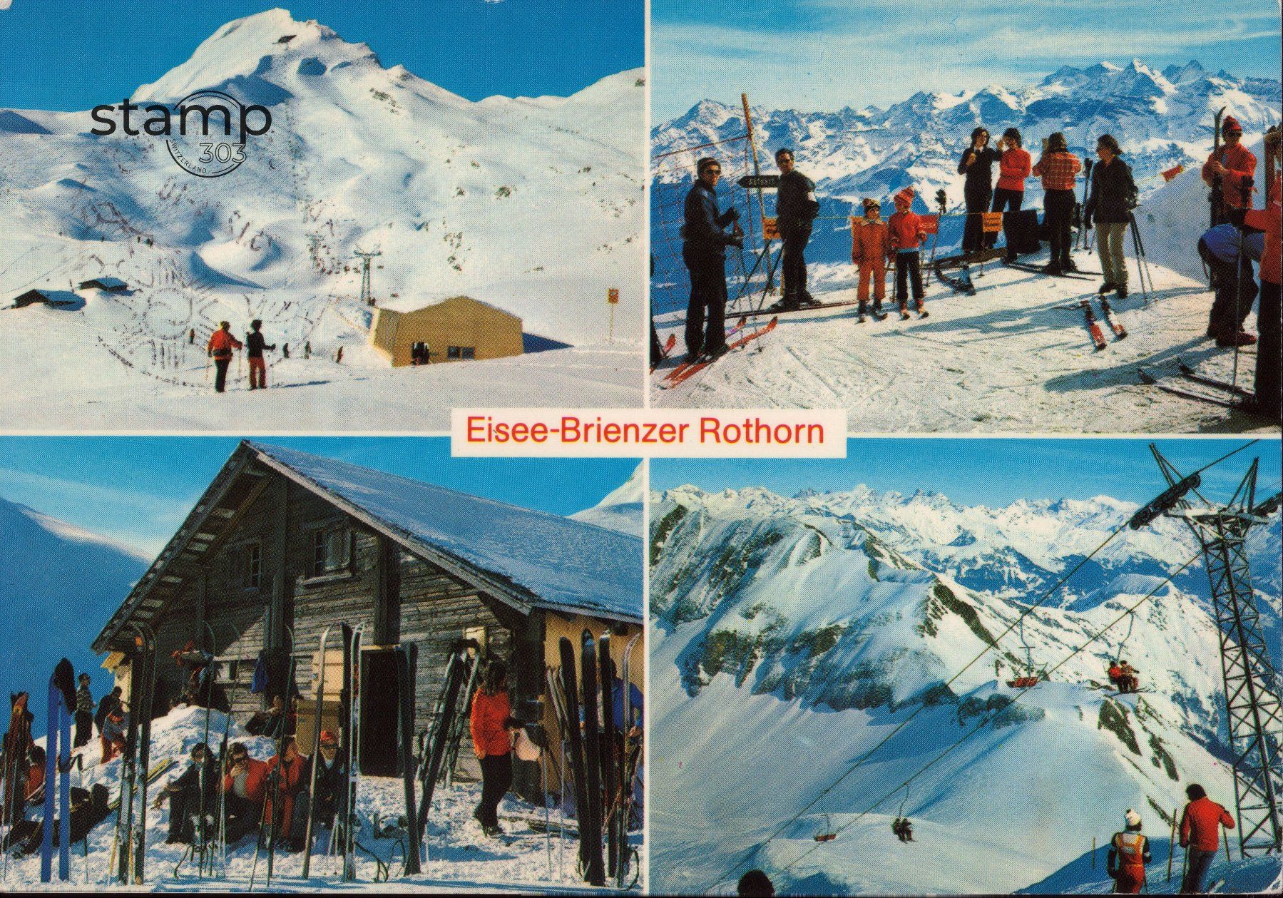 Cartoline postali: 1974 AK Sörenberg - Brienzer Rothorn – Usato da Eggersriet venduto da stamp303