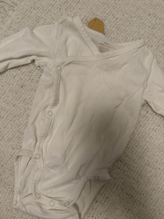 Baby Wickelbody weiss Baumwolle Grösse 74 neuwertig