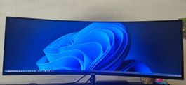 Samsung Curved Monitor 43 Zoll Ultra-Wide (3840x1200)