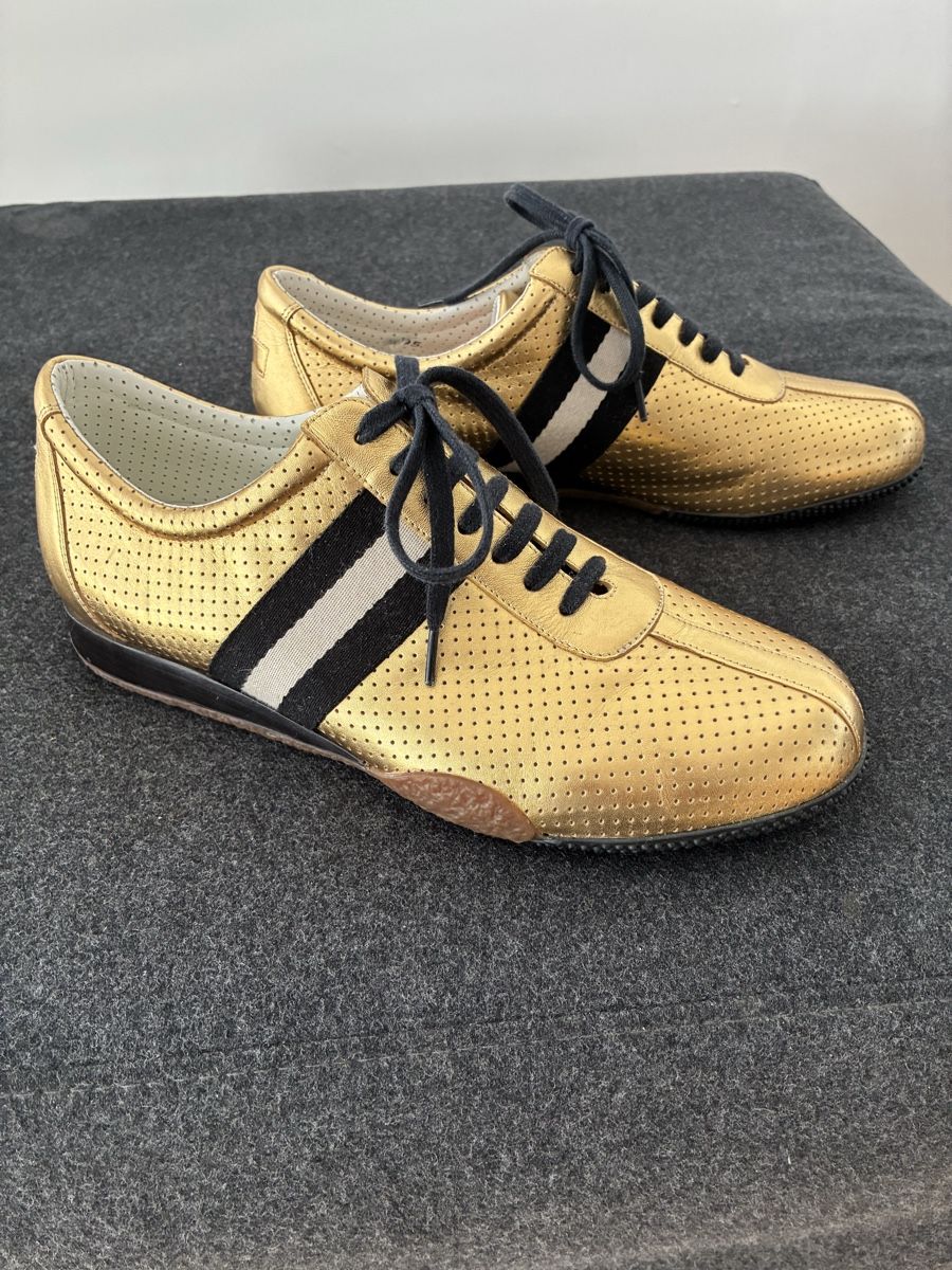Bally Scarpe da uomo: Bally Sneaker Gold Grösse 42 – Nuovo (secondo la descrizione) da Zürich venduto da Spacenight1