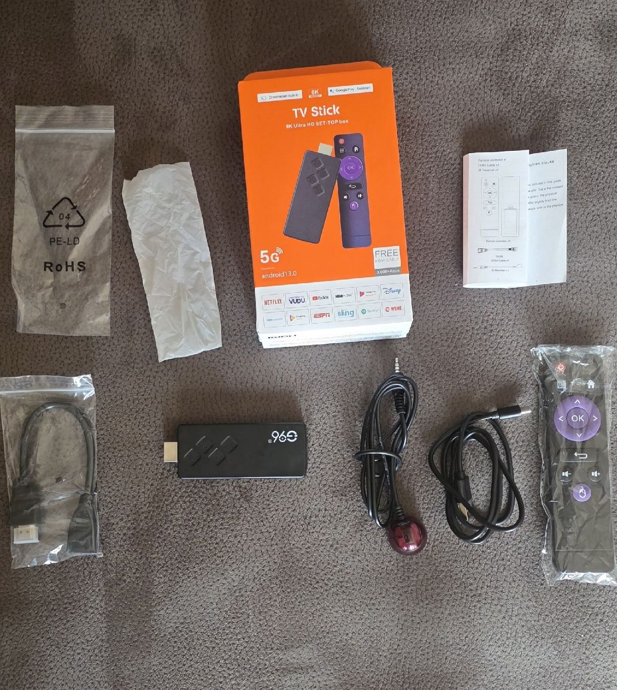 Lettore multimediale & Streamer: TV Stick Android   – Nuovo (secondo la descrizione) da Reinach AG venduto da ton_f8zg