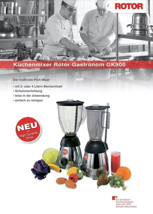 Profi-Mixer, Blender, Rotor GK900 (Gebraucht) in Horgen für CHF 350 ...