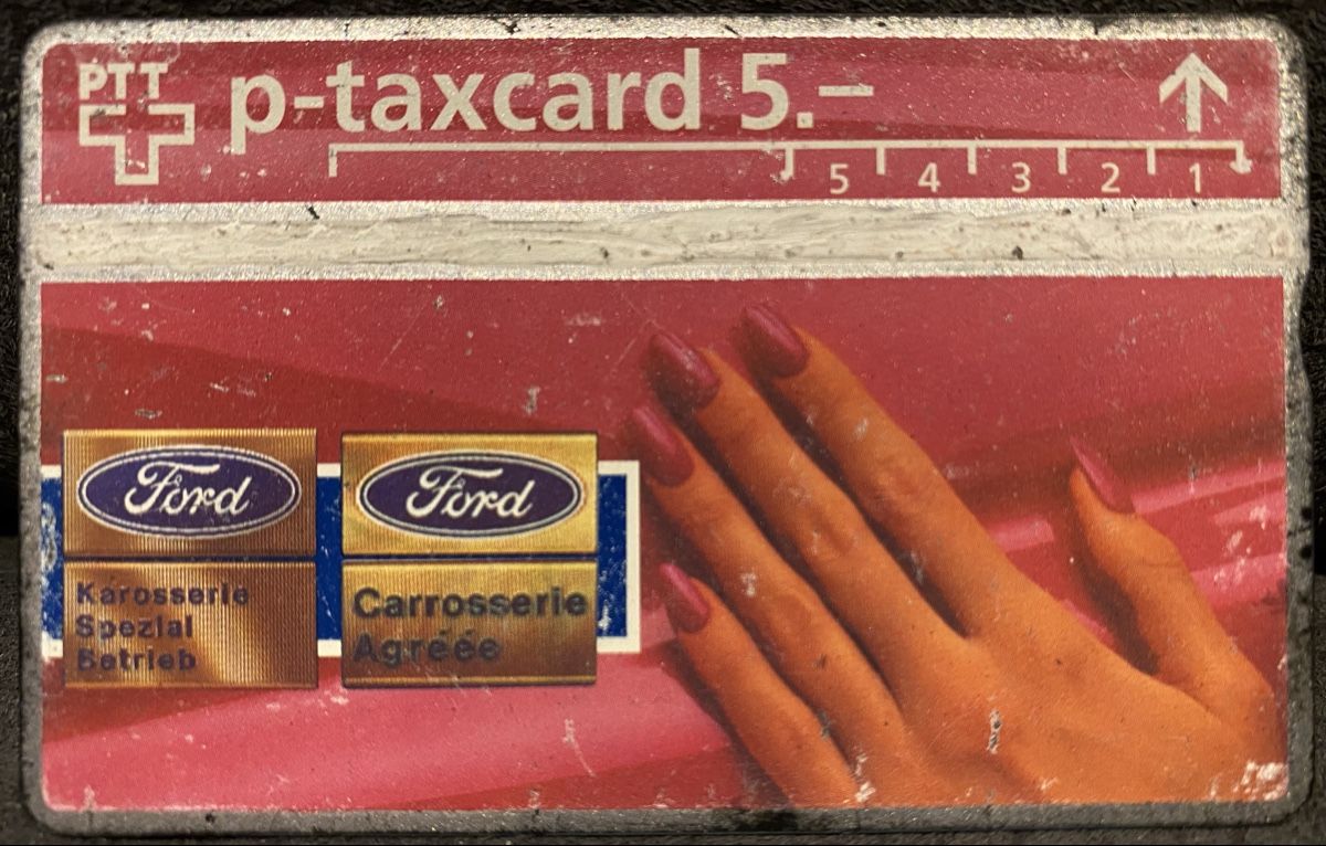 Telefon- & Taxkarten: P-taxcard – Defekt aus Lausanne von babacard10