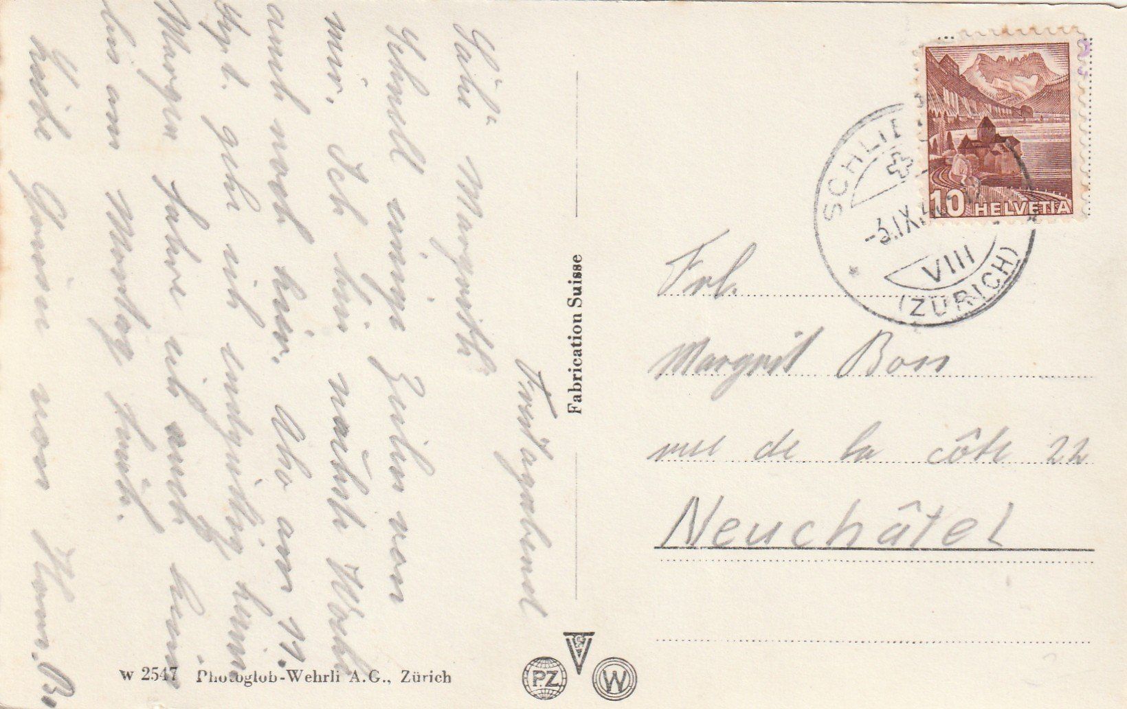 Cartes postales: Schlieren – D'occasion à Rorschacherberg par fratovi2 1