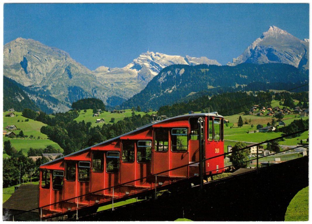 Cartoline postali: Unterwasser - Standseilbahn Iltios – Usato da Binningen venduto da Mountainrider