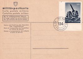 Militärpostkarte Artillerie: Sch.Mot.Kan.Bttr.134