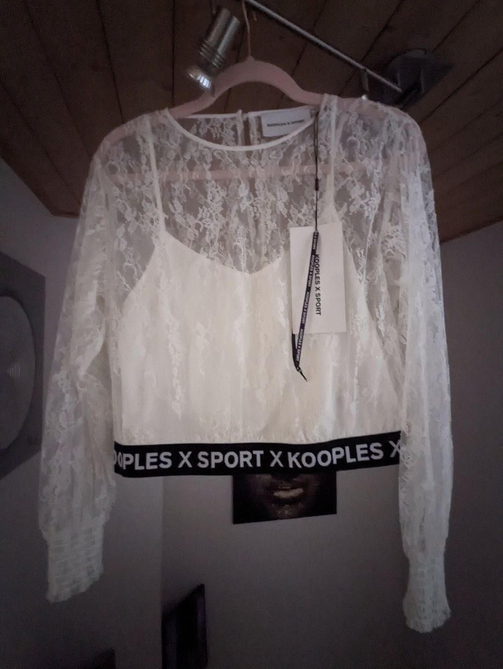 Kooples T-Shirts: Kooples Shirt Bluse Crop Top, Gr. 2 – Neu (gemäss Beschreibung) aus Chur von Ronja777