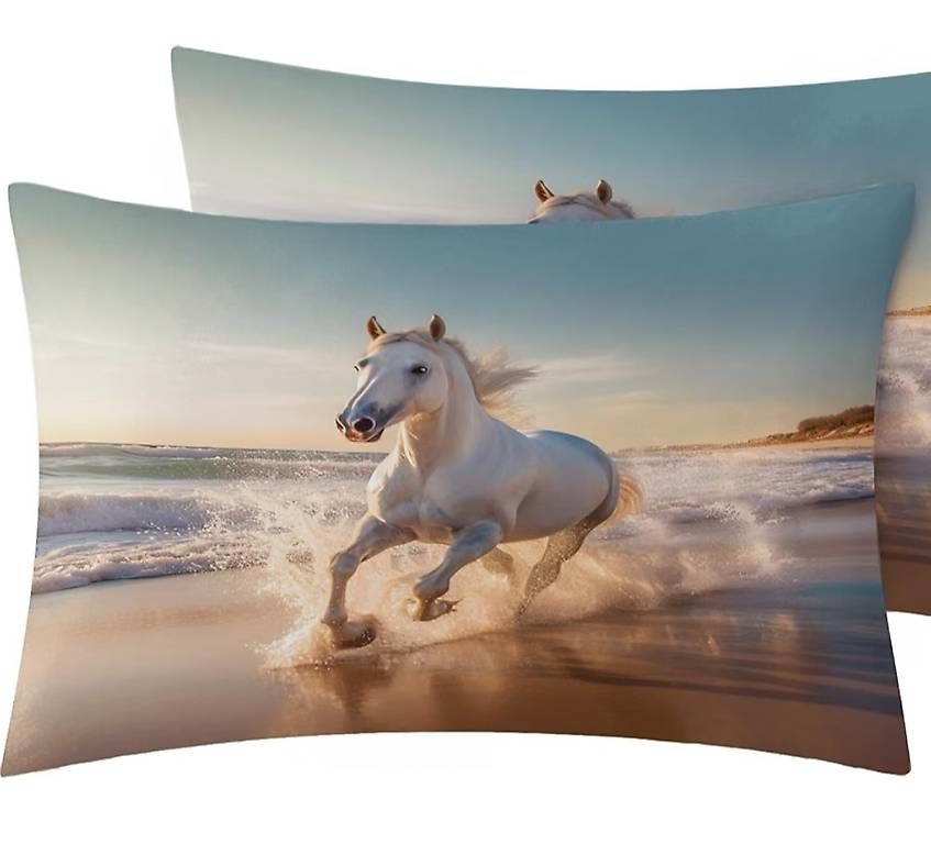 Bettwäsche: Parure de lit Cheval  160 x 210 cm neuve – Gebraucht aus Massongex von noyane 2