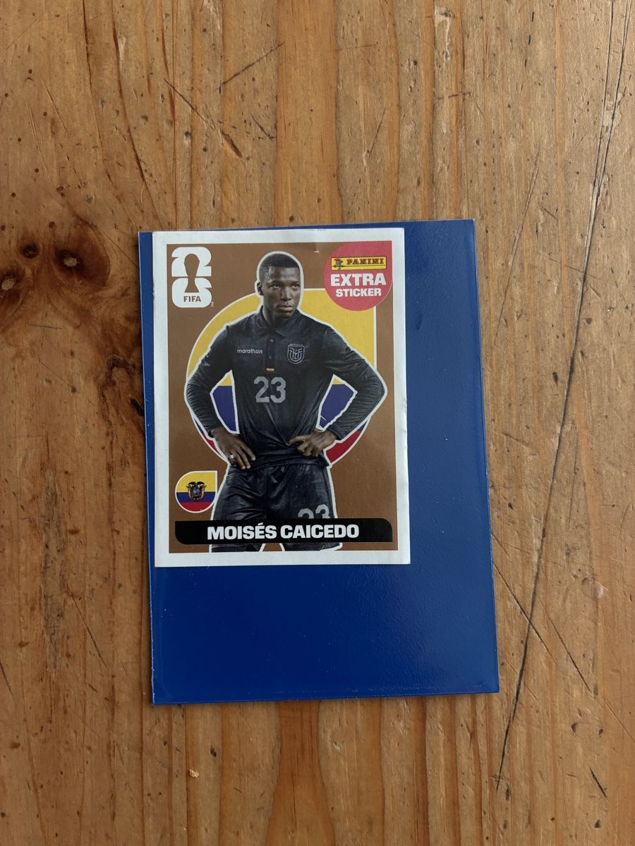 Panini Carte collezionabili: Moises Caceido Extra Sticker Bronze Wm 2026 – Usato da Luzern venduto da wlea02
