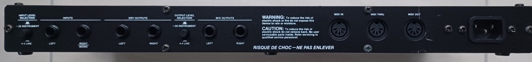Equalizzatori: Digitaler Sound Processor DSP128 (Equalizer, Hallgerät usw.) – Usato da Zürich venduto da yvo.vultier 2