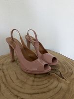 Elegante Peep-Toe High Heels Rosa Gr. 38 – Made in Italy