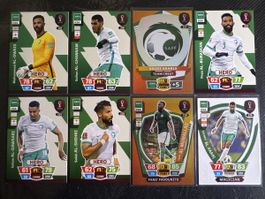 PANINI - Adrenalyn XL Qatar 22 / 8x Saudi Arabien Karten