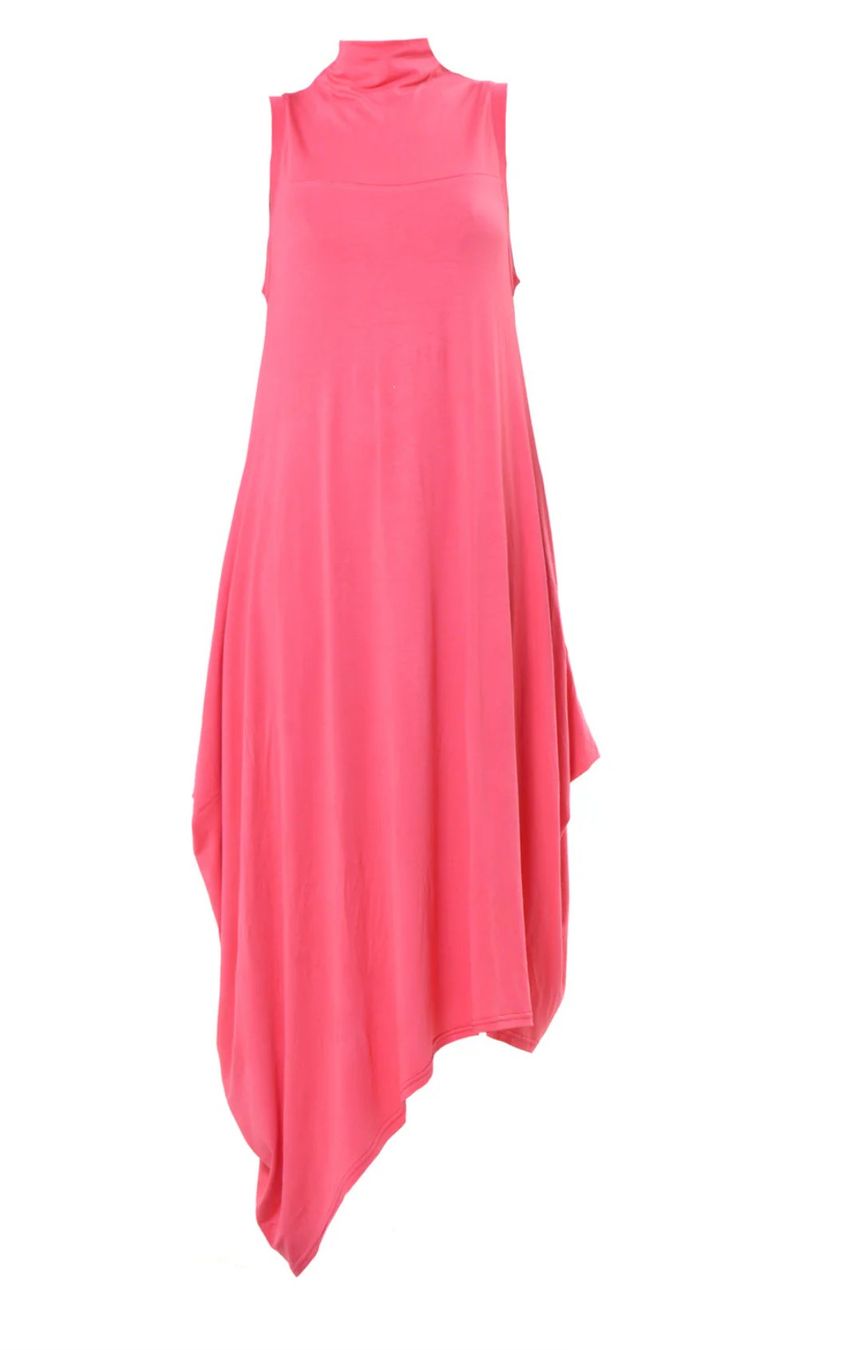 Kleider: Ärmelloses Baumwollkleid in rosa - Handmade – Neu und originalverpackt aus Zürich von Naebeli 1
