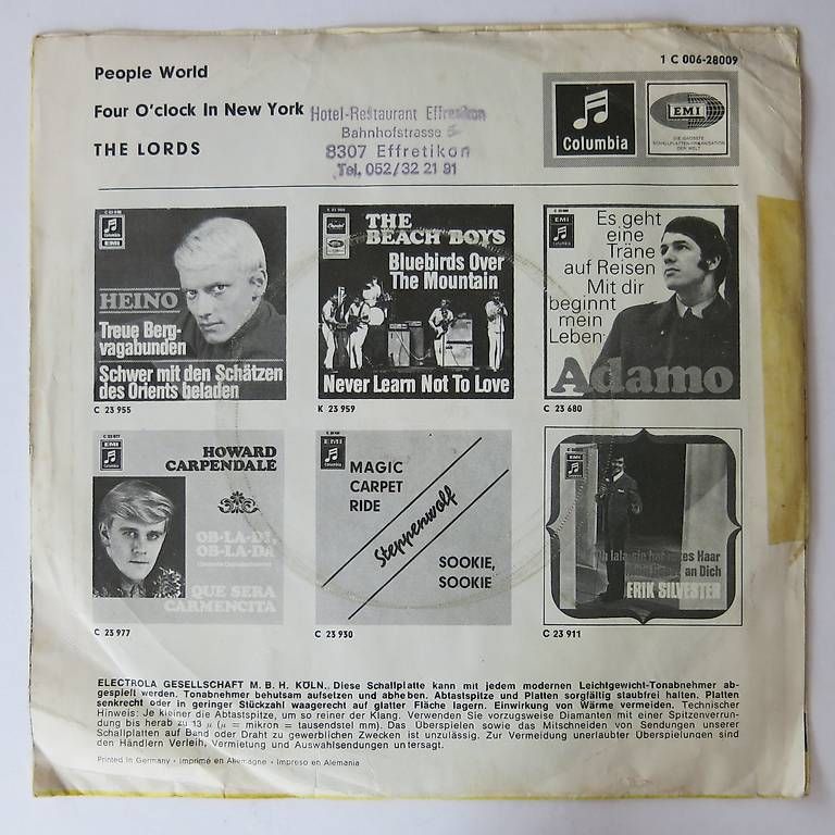 Schallplatten: The Lords – Gebraucht aus Bözen von Keramik22 1
