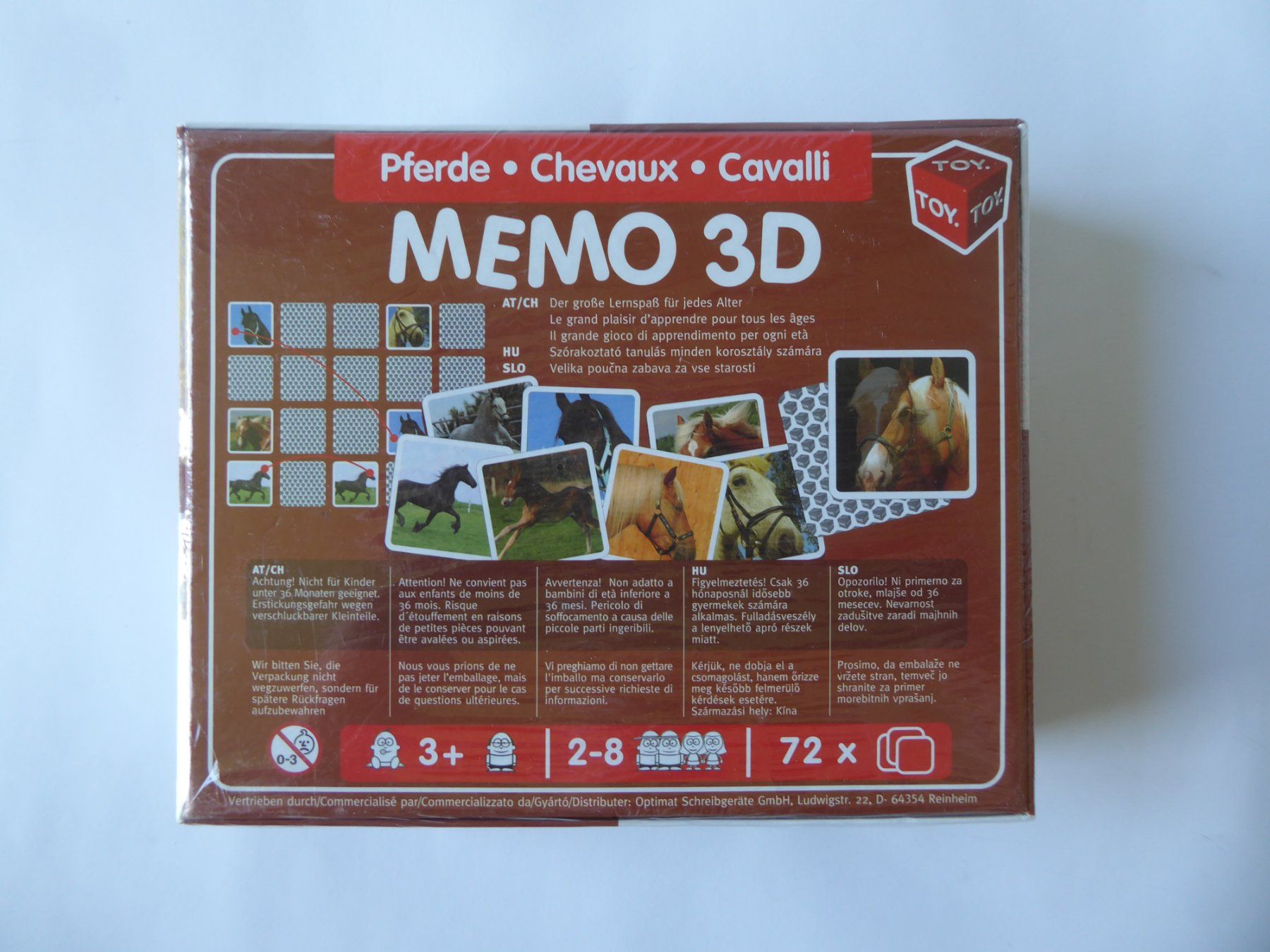 Giochi: Schönes Memory 3D Pferde, 72 Karten, Toy, neu – Nuovo e nell'imballaggio originale da Turbenthal venduto da TopToys 1