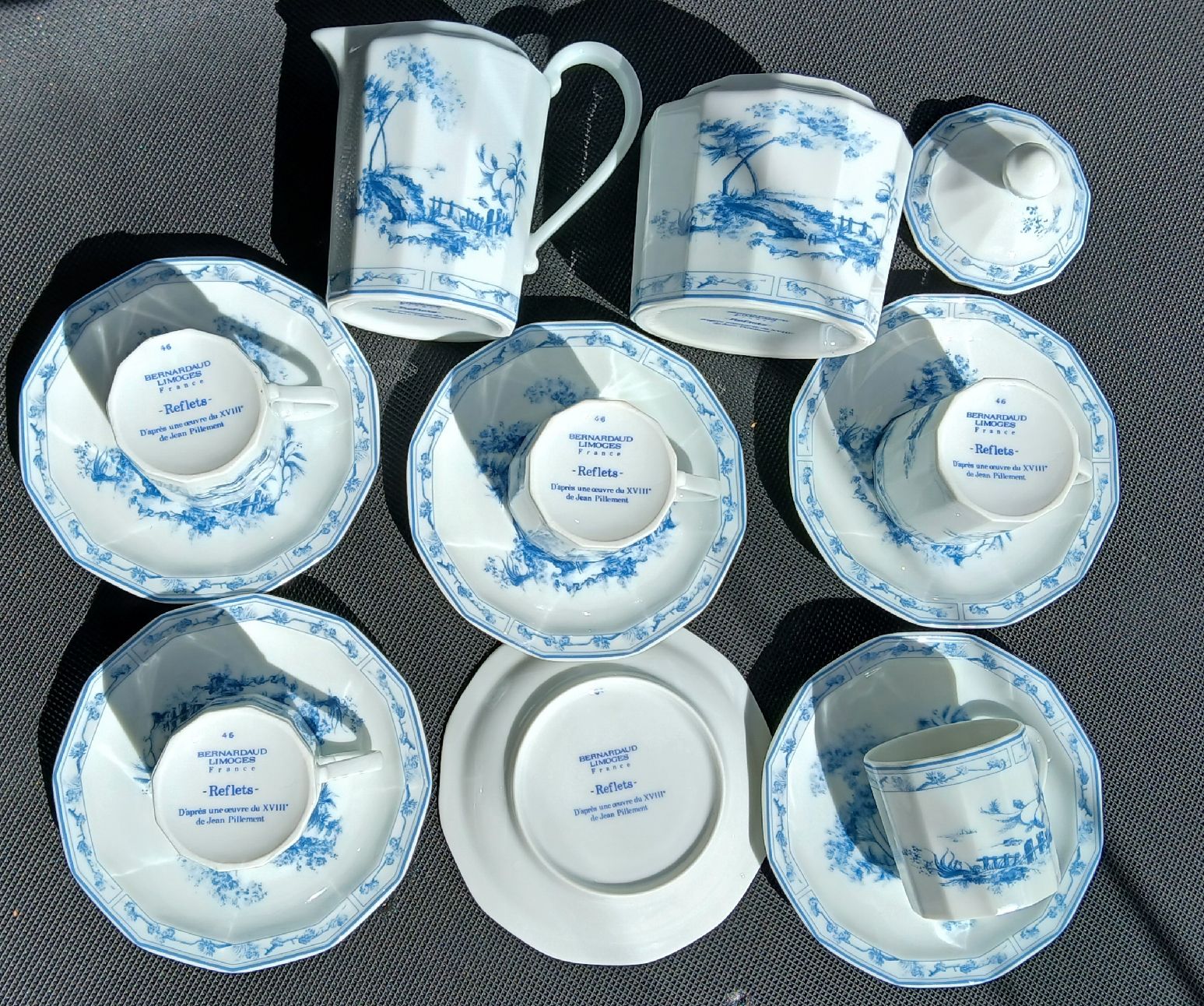 Bernardaud Set di piatti: Bernardaud Limoges Kaffeeservice "Reflets", Top Zustand! – Usato da Frasnacht venduto da ale_g288 3