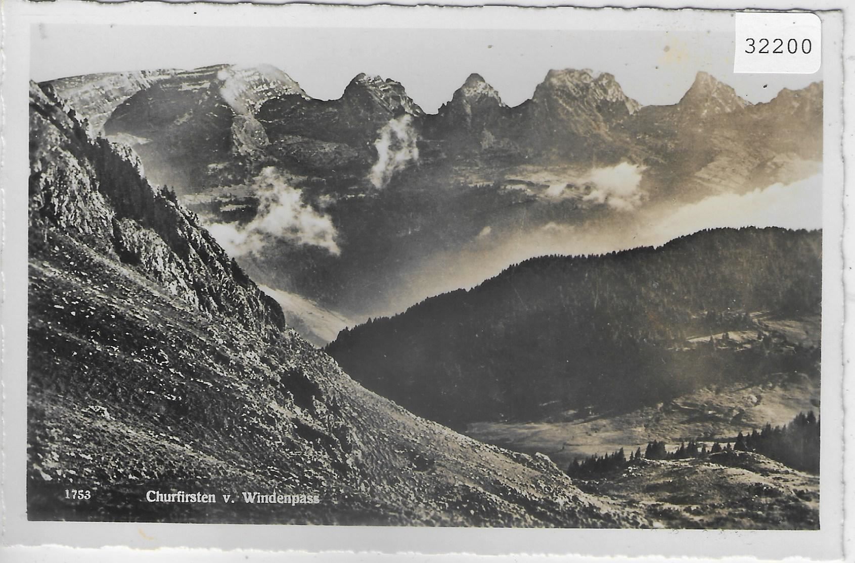 Cartoline postali: Churfirsten vom Windenpass – Usato da Ettingen venduto da Kartenplanet