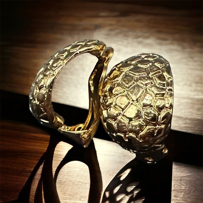 Ohrringe & -stecker: Ohrringe Clips Luxus-Schmuck - Modeschmuck, Vintage – Gebraucht aus Lamone von LaCantinaMagica 3