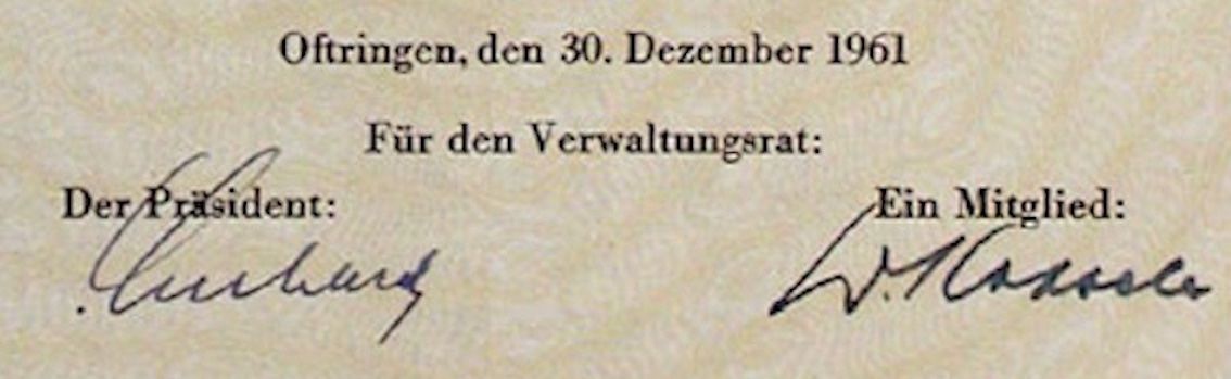 Documents: G. Kappeler AG Oftringen, Oftringen - 1961 – D'occasion à Solothurn par Sgasche 1