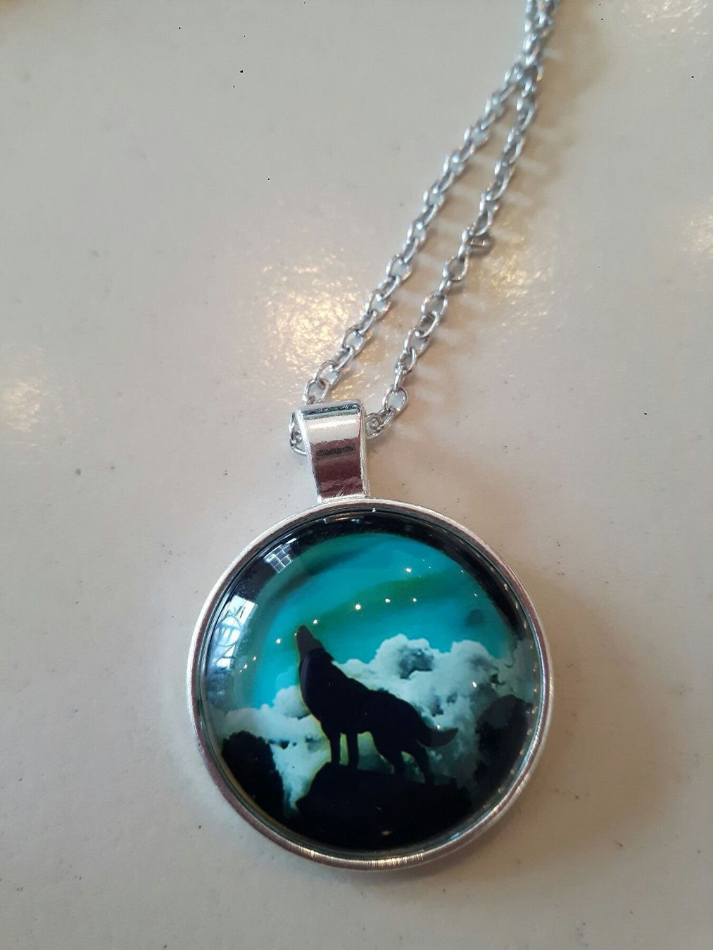 Catenine: Kette - Wolf hinter Glas - witzig – Nuovo e nell'imballaggio originale da Ibach venduto da fantasyfashion 3