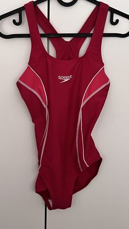 Speedo Badeanzug Colourblock 2.0 Rosa/Weiß in 36 Neu