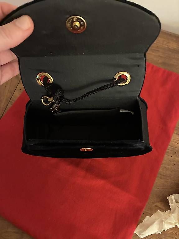 Borse da donna: Petit sac à main de soirée velours noir – Nuovo (secondo la descrizione) da Nyon venduto da Sotara 2