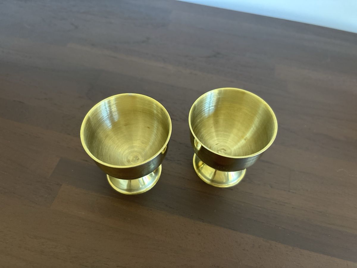 Altre Stoviglie: Egg cup golden 2x  – Usato da Zürich venduto da cha_jz8q 1