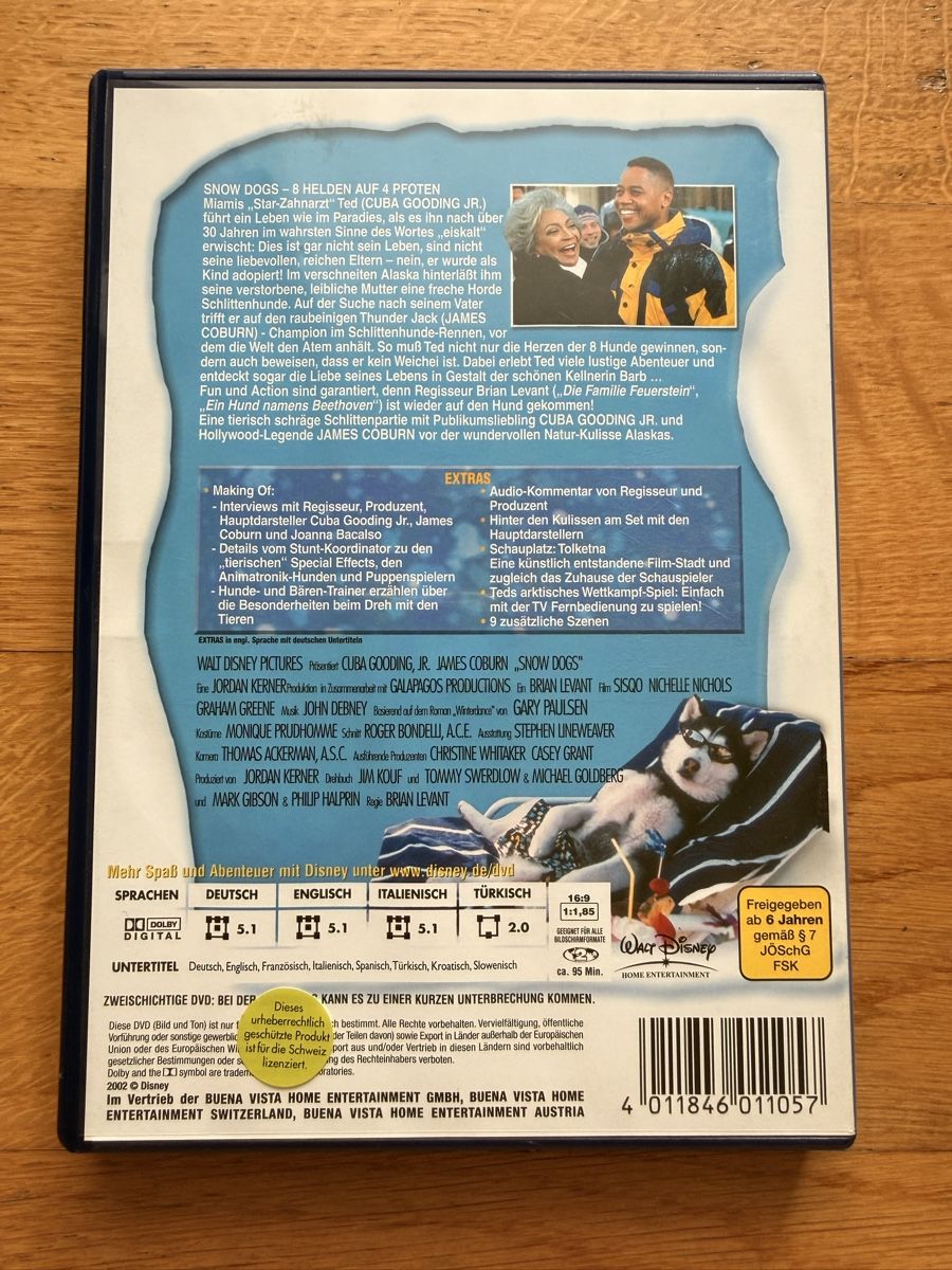 Alle DVDs: Snow Dogs - DVD Disney – Gebraucht aus Kölliken von nerdorado 1