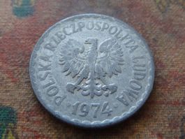 Pologne  1  Zlote  1974
