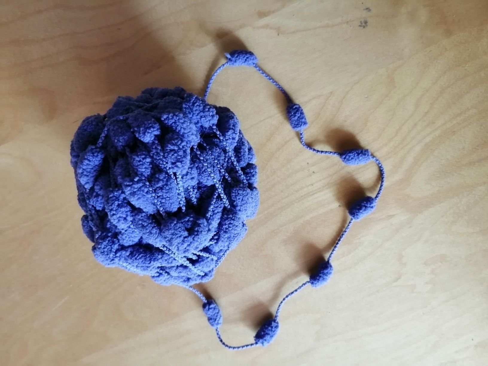 Wolle: Strickwolle Pompon violett 50 Gramm – Neu (gemäss Beschreibung) aus Honau von holunder3 1