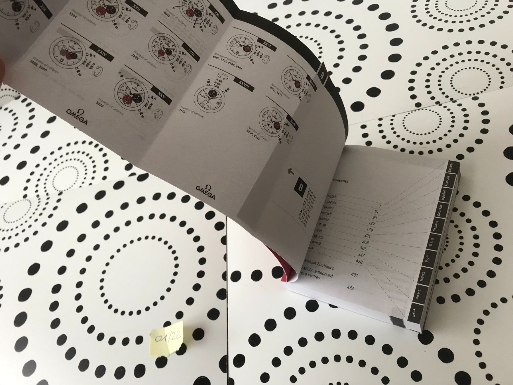Dokumente: OMEGA ORIGINAL - OPERATING INSTRUCTIONS - EDITION 01/2022 ! – Gebraucht aus Epalinges von dream-watch 2