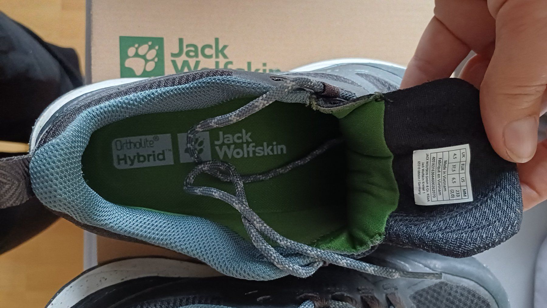Chaussures hommes: Jack Wolfskin  Wanderschue Gr.37,5 – D'occasion à Thun par Pokemonomania 6